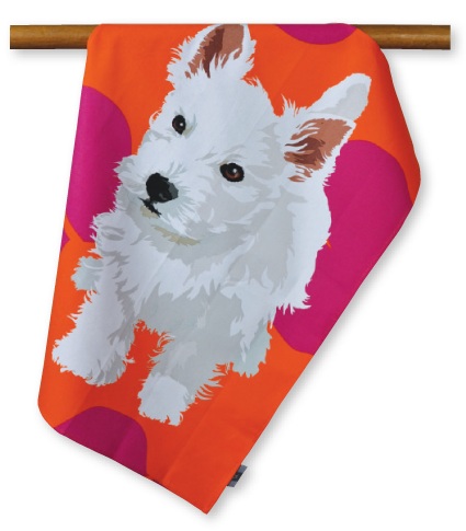 Dogs Trust westie tea towel.jpg